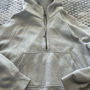 Lululemon oversized half zip scuba M/L
